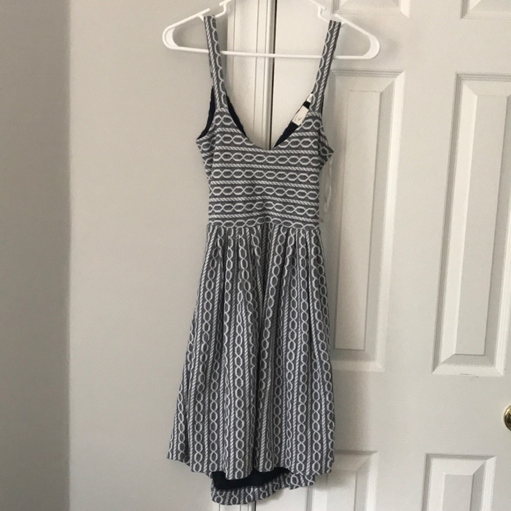 Anthropologie dress with criss cross back